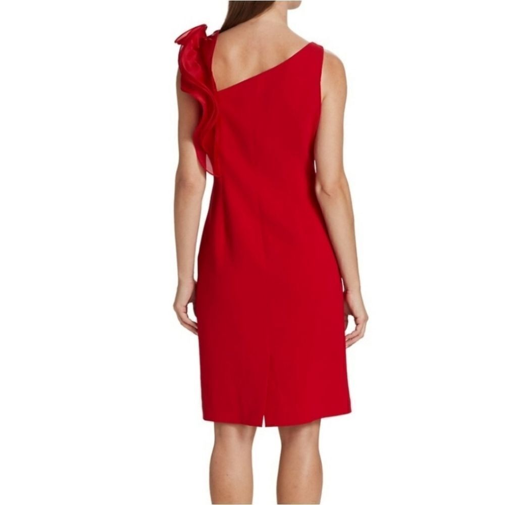 Rickie Freeman for Teri Jon Red Ruffled Dress - Picture 6 of 12